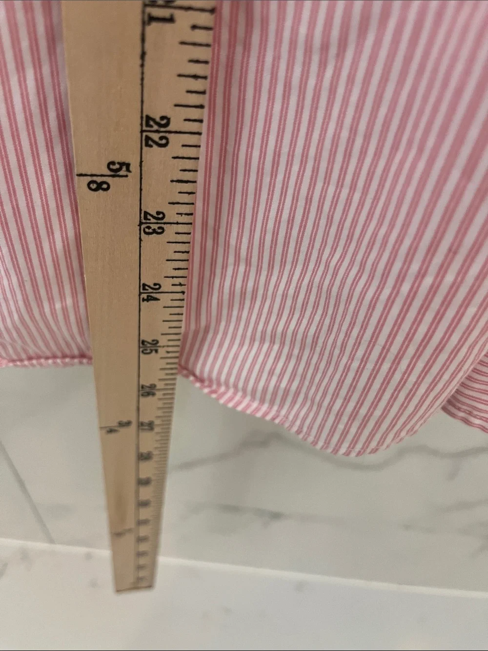 J. Crew Men's Pink Striped Dress Shirt